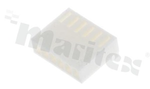 Crimp terminal housing; pitch 2.54mm; 6-contacts; female; applicable wire AWG#22-28; 250V/3A