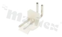 Header for PCB; pitch 3.96mm; 2-contacts; THT; male; side entry; 250V/7A