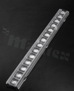Soczewka do diod LED mid power; kąt rozsyłu: 72 do 83 stopni FWHM; ilość diod: 14; rozmiar: 279x29mm; wysokość: 8.1mm; rodzaj materiału: PMMA; sposób mocowania: klipsy