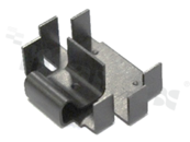 Radiator; prasowany; TO-220; 20.57x25.4x9.65mm; czarny; anodowane aluminium AL5052; RoHS.