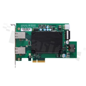 2-portowa karta PCI Express 10GB PoE; temp. pracy: 0+55C