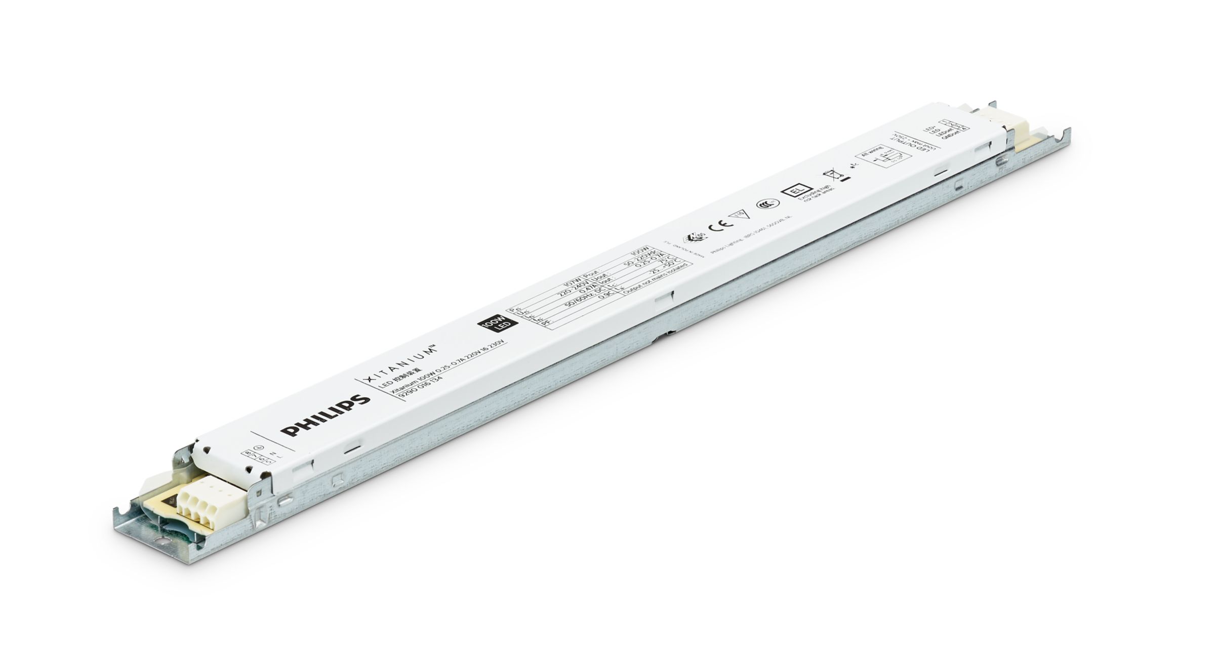 Power supply; LED; DALI; 150W; 100-300V; 0.2-0.7A; 220-240VAC; 186-250VDC; IP20