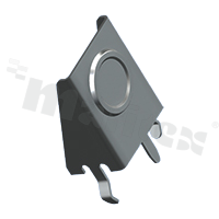 Battery holder; button contact; AAA, N, A23; THT