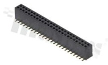 Listwa stykowa do PCB; w rastrze 1.27mm; 2x25 styków; montaż: SMD; żeńska; prosta; z uchwytem pick&place