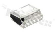 Installation quick splice pitch 3.5 mm; 5-way; spring clamp; wire cross section 0.5-2.5mm2; UL:15A/600V; VDE:24A/450V