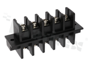 Transfer barrier terminal blocks;28-10AWG,pitch:13.00mm;black; 300V/30A