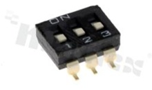 Przełącznik 3-biegowy; SMD; raster 2.54mm