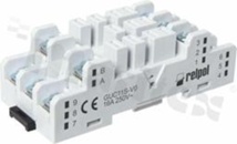 Socket for relay RUC DPDT/3PDT; 11 PIN; 16A; mounting: panel, DIN; 16A/250VAC