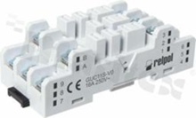 Socket for relay RUC DPDT/3PDT; 11 PIN; 16A; mounting: panel, DIN; 16A/250VAC