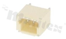 Header for PCB; pitch 1.00mm; 2-contacts; SMD; male; side entry; 50V/1A