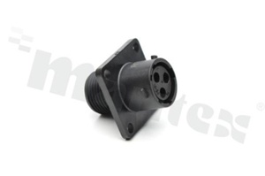Standard Connector circular; 15mm; 13A; size 10; socket; female; 500V; 14-26AWG