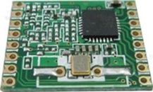 Moduł; ISM; odbiornik; 433MHz; -120dBm; SPI; FSK/GFSK/MSK/GMSK/OOK; 1.8-3.6V; SMD