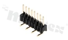Listwa stykowa do PCB; w rastrze 1,27mm;  1x8 styków; montaż SMT; męska; pionowa; jednorzędowa; 5.0X3.7X0.8