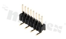 Pin Header; pitch 1.27mm; 1x8 pins; assembly: SMT; male; vertical; single row