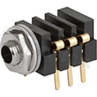 Audio-video connectors; 1 A; Gold; Panel, Through Hole; Solder