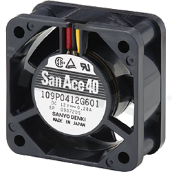 Fan; DC; 24VDC; 40x40x20mm; 0.35m3/min; 44.0dB.