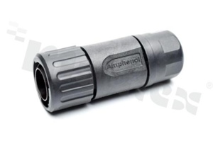 Standard Connector circular; plug straight 3 pins; pin contact; size 12