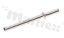 Brass pins, total length 11.5mm, diameter 1mm