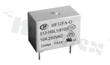 Electromagnetic relay; contact rating current 10A; coil voltage 24VDC; make contact (1A); 10A/250VAC