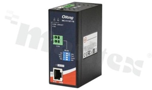 Industrial extended media converter with 1x10/100Base-T(X) to 1xVDSL2; Terminal block socket; DIN