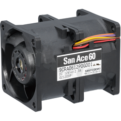 Fan; counter-rotating; DC; 12VDC; 60x60x76mm; 1.7m3/min; 63.0dB.