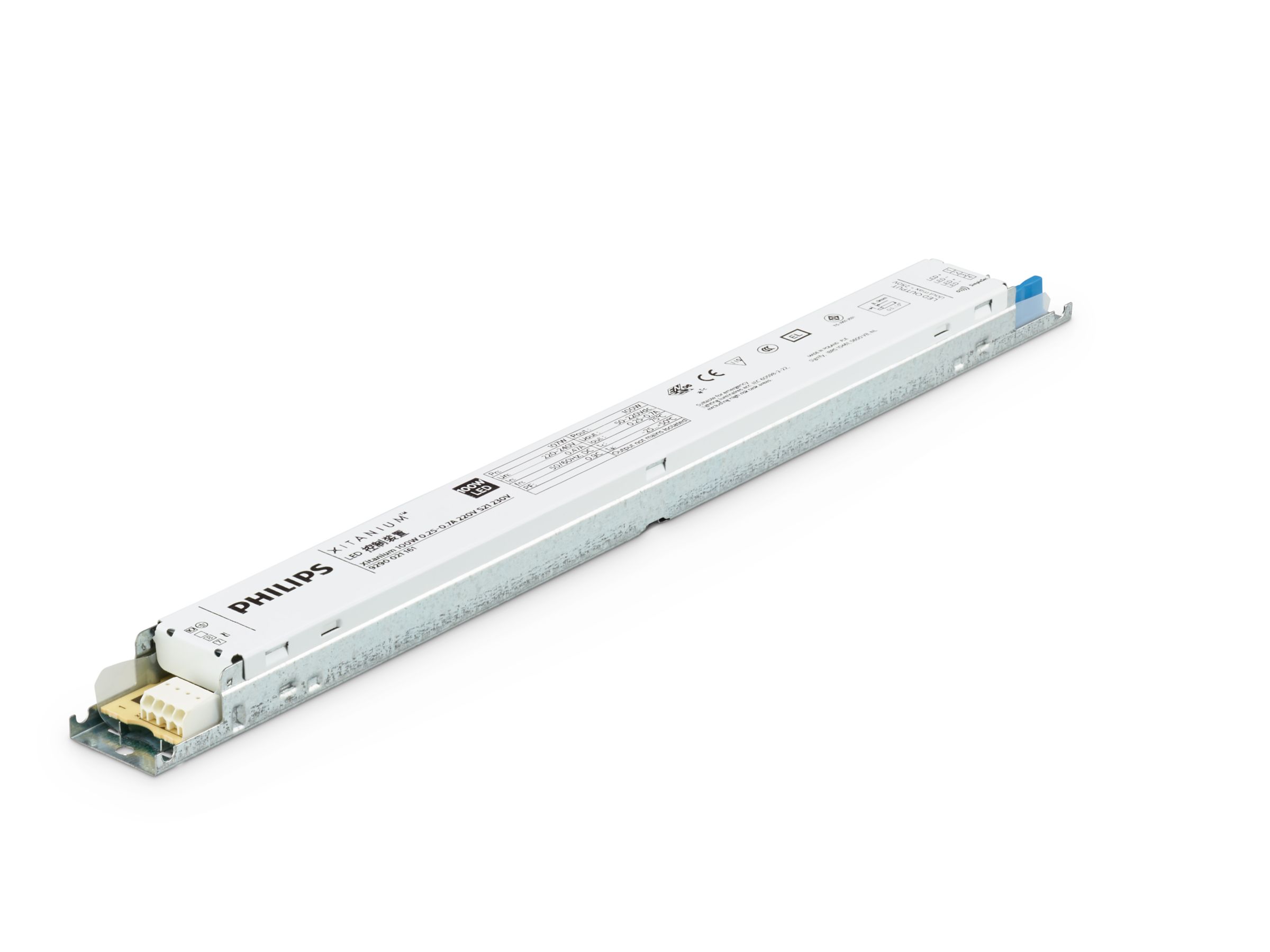Power supply; LED; DALI; 100W; 50-220V; 0.25-0.7A; 220-240VAC; 186-250VDC; IP20