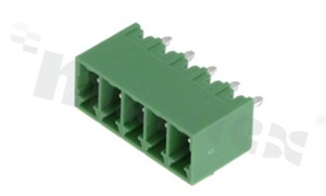 Listwa zaciskowa rozłączalna; w rastrze 3.50mm; 5-torowa; męska; pionowa; zabudowana; UL 300V/8A; TUV:250V/7A