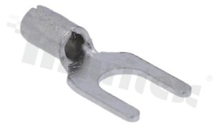 Fork terminal; medium size; O4.3mm; for wire 0.5-1.5mm2; Imax= 19A