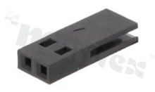 FPC Housing; pitch 2.54mm, 2 pins; female