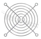 Fan filter; 100.8x100.8mm; metal.