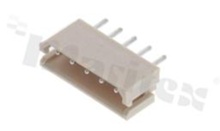 Header for PCB; pitch 2.5mm; 5-contacts; THT; male; top entry; 250V/3A
