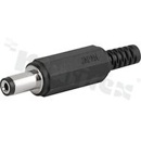 Złącza zasilające AC/DC; Male; Cable, Free Hanging; Solder; Straight