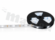 Taśma LED; typ Lens 1-LEDowy mono white; vertical bending; biała zimna 6500K; CRI min. 90; 24V; szerokość: 15 mm; wysokość: 5.1 mm; 10 W/m; 12 LED/m; IP20; cięcie co 83.3 mm; przewód czerwono czarny  /rolka 5 metrów