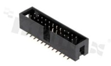 Złącze do PCB; w rastrze 2.54mm; 24-stykowe; montaż: SMD; męskie; proste