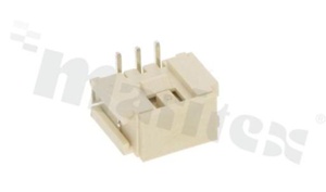 Male socket; Number of pins: 3; load capacity 1A; voltage 125V; works with CLEDAK03