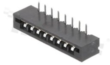 Non-ZIF connector for FFC/FPC; pitch 2.54mm; 8-contacts; THT; side entry