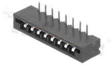 Złącze Non-ZIF do PCB; w rastrze 2.54mm; 8-stykowe; montaż: THT; poziome