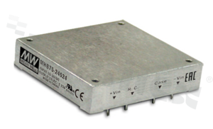 Converter DC/DC; 75W; 12V; 6.25A; 9-18VDC