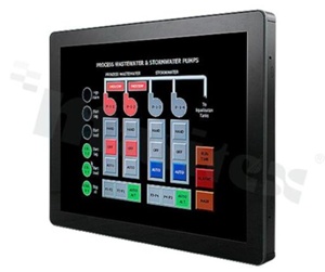 Bezwentylatorowy komputer panelowy 12.1"; pojemnościowy ekran dotykowy; procesor Intel Atom D2550 1.86GHz; 1 HDMI; 1COM; 2 USB; 1 LAN; 1CF Slot; Optional WiFi