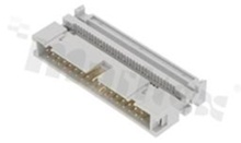 Złącze kablowe; w rastrze 2.54mm; 34-stykowe; meskie; do przewodu wstążkowego AWG#26-#28