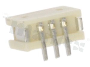 Złącze Kablowe do PCB; w rastrze 1.50mm; 3-stykowe; montaż SMD; męskie; pionowe; 50V/1A