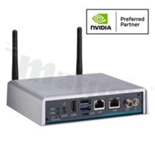 Fanless Edge AI System with NVIDIA® Jetson Orin™ Nano SoM, 1 HDMI, 1 GbE LAN, 1 GbE PoE, and 2 USB, Remote Management Service Empowered by Allxon