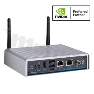 Bezwentylatorowy komputer wbudowany; Jetson Orin NX; A78AE; NVIDIA Ampere; RAM: 4GB/8GB Micro USB; 2xUSB; 2xLAN; HDMI M.2 Key M; SIM; mPCIe; temp. pracy: -20+50C; 12VDC