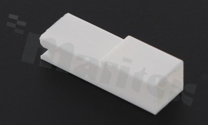 osłonka PVC twarda do konektorów żeńskich typu KON-P4808F0515 oraz KON-P4808F1525; kolor naturalny (biały); material UL94V-2