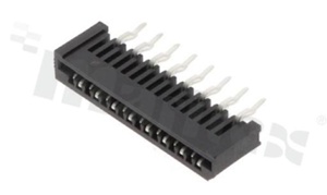 Złącze Non-ZIF do PCB; w rastrze 1.25mm; 16-stykowe; montaż: THT; pionowe