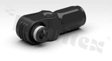 Connector power heavy duty power; 5.7mm SL+ R/A plug; 16mm2; 120 keyway