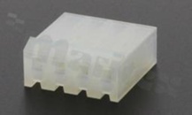 Korpus złącza kablowego; w rastrze 3.96mm; 4-stykowego; żeńskie; na przewód AWG#18-24; 250V/7A