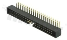 Złącze do PCB; w rastrze 2.00mm; 44-stykowe; montaż: THT; męskie; kątowe
