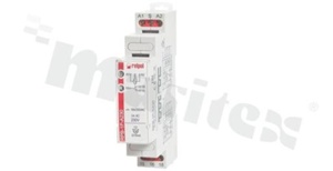 Pulse relay; bistable;  rated current 16A; control voltage 230VAC/DC; single changeover contact (1P); 16A/24VDC; 16A/250VAC