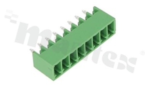 Listwa zaciskowa rozłączalna; w rastrze 3.50mm; 8-torowa; męska; pionowa; zabudowana; UL 300V/8A; TUV:250V/7A